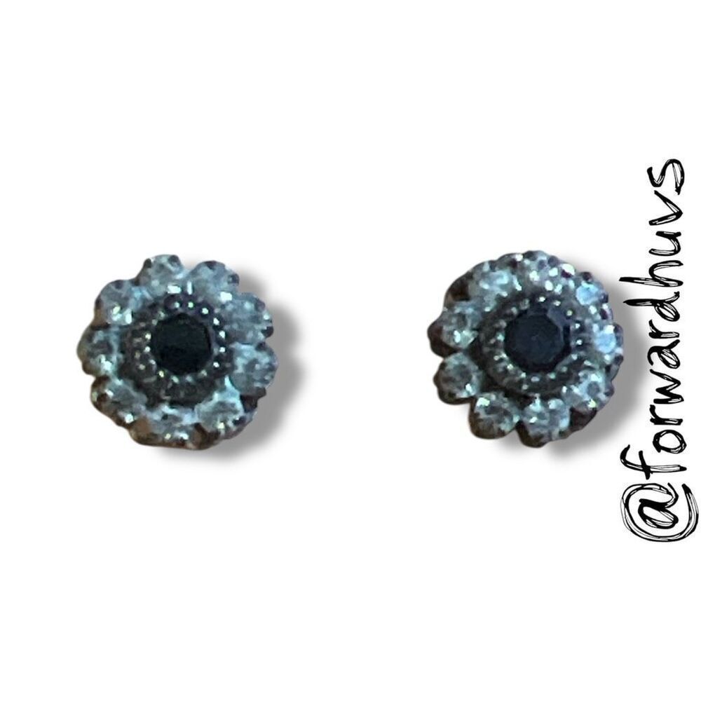 Bundle Sale 3 for $15 | Black & Clear Rhinestone Stud Earrings